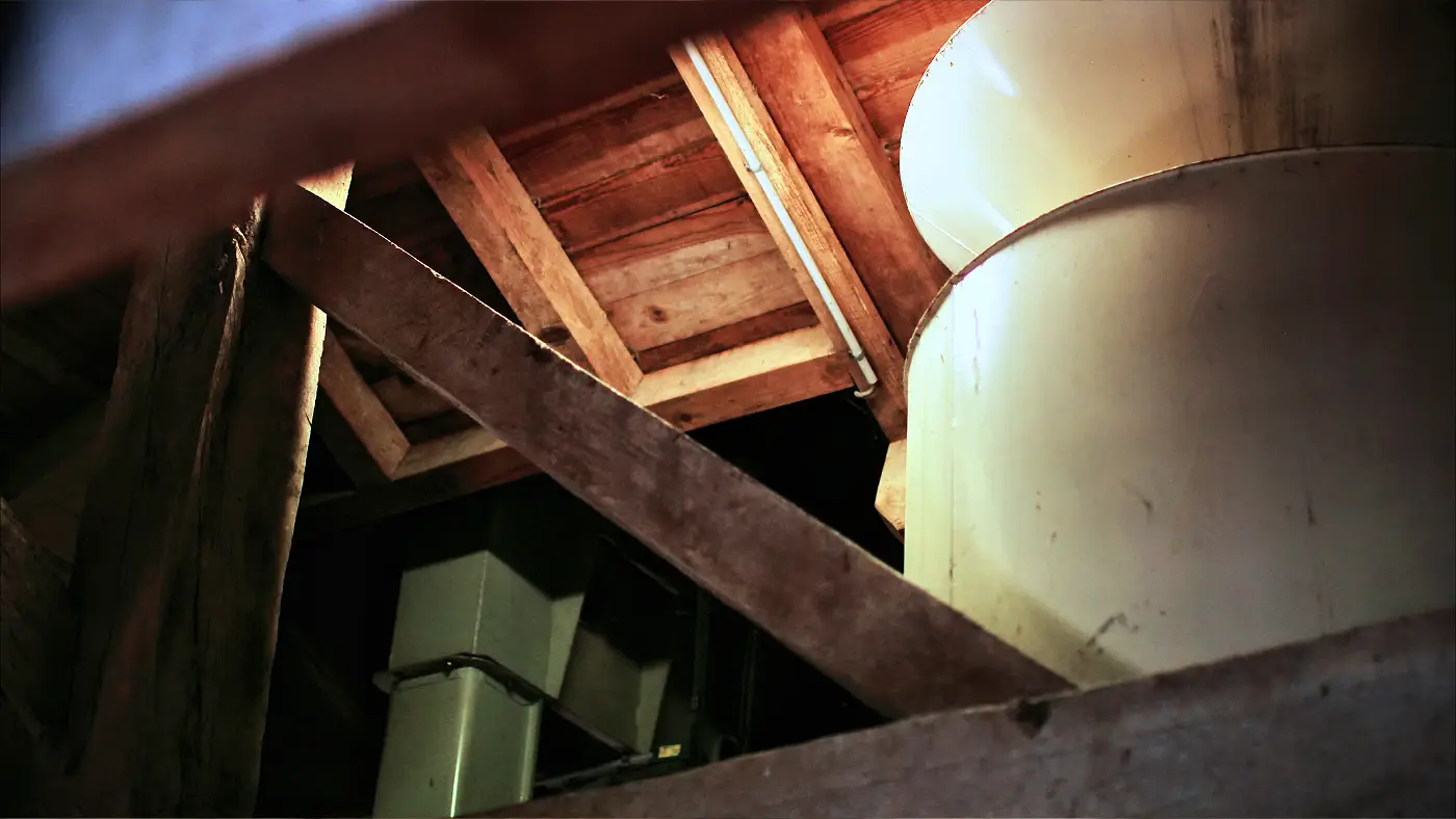 Architecture intérieure du Moulin de Porchères