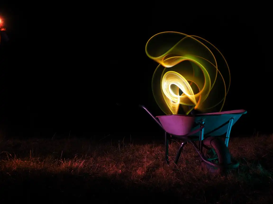 Lightpainting autodidacte — Jérôme Bellon, été 2023